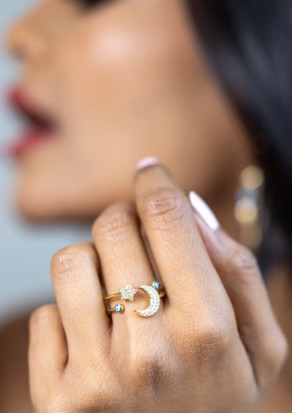 Celestial Evil Eye Ring