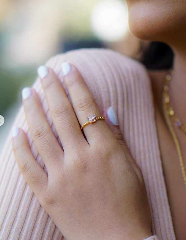 Tiny Butterfly Ring