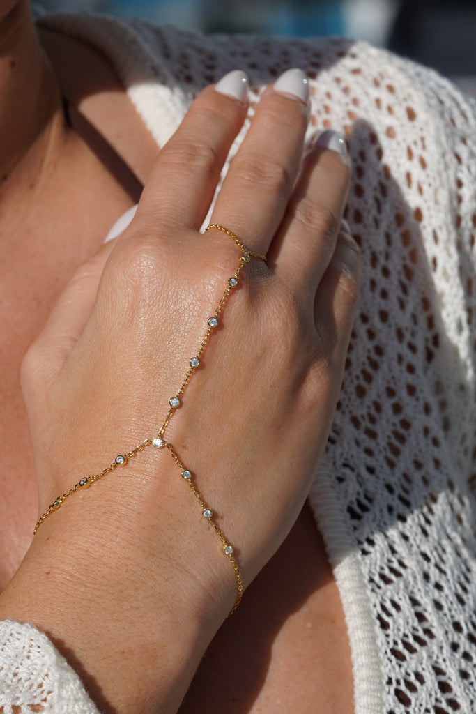 Crystal Flow Hand Chain