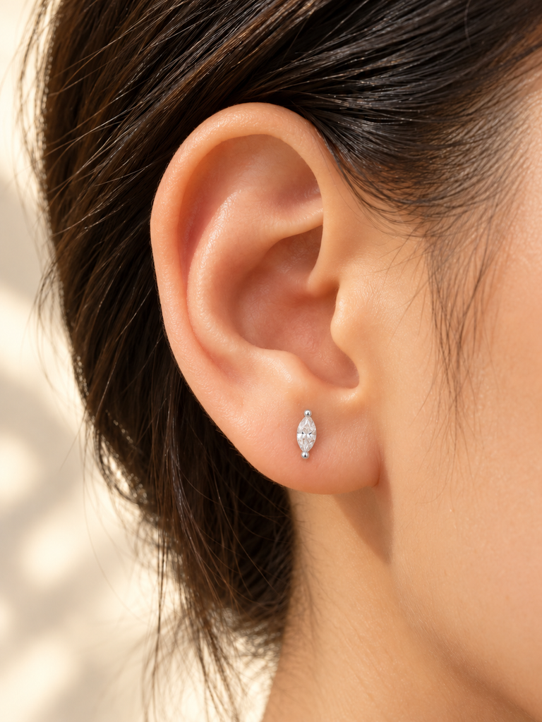 Elan Marquise Cartilage Studs