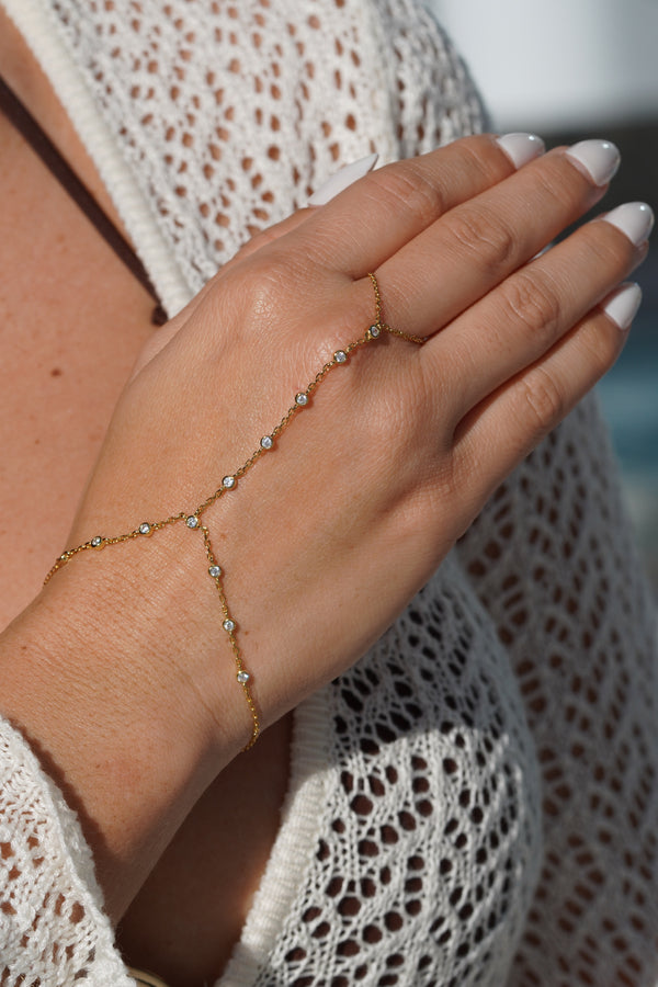 Crystal Flow Hand Chain