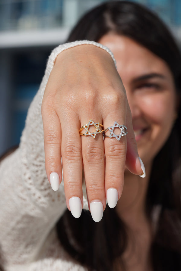 Eternal Magen David Ring
