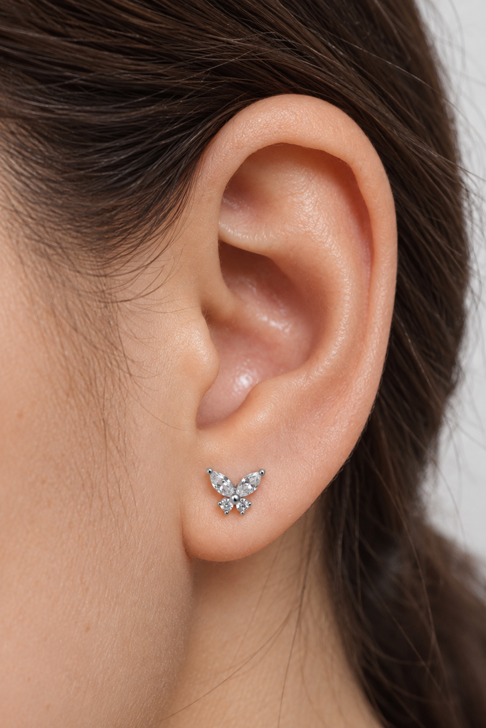Marquise Butterfly Studs