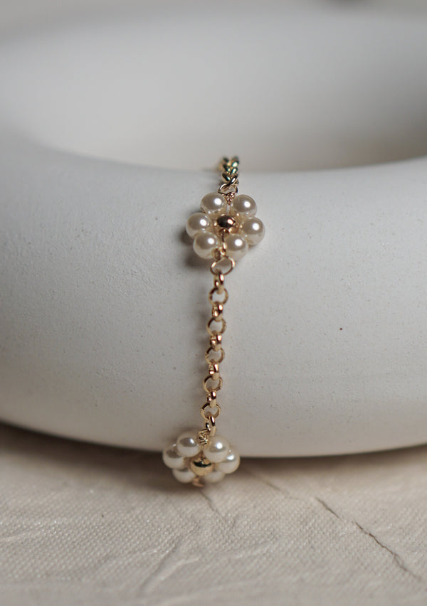 Pearl Flower Bracelet