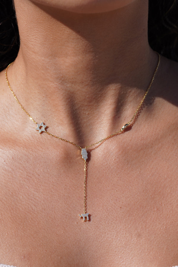 Shira Lariat Necklace