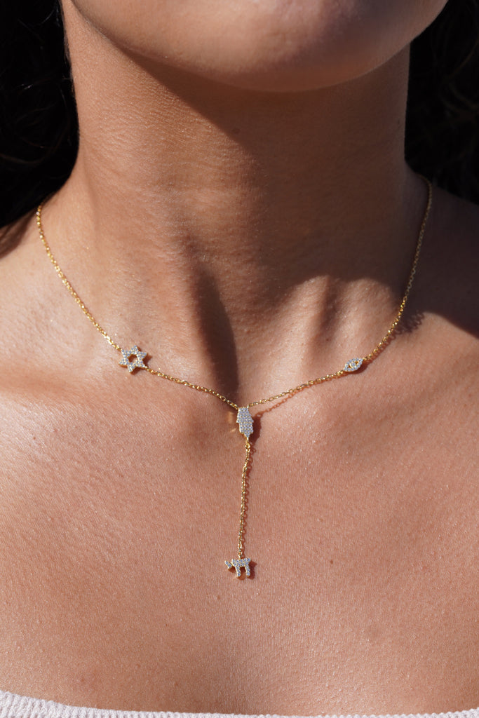 Shira Lariat Necklace