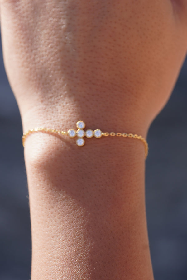 Celestial Cross Bracelet