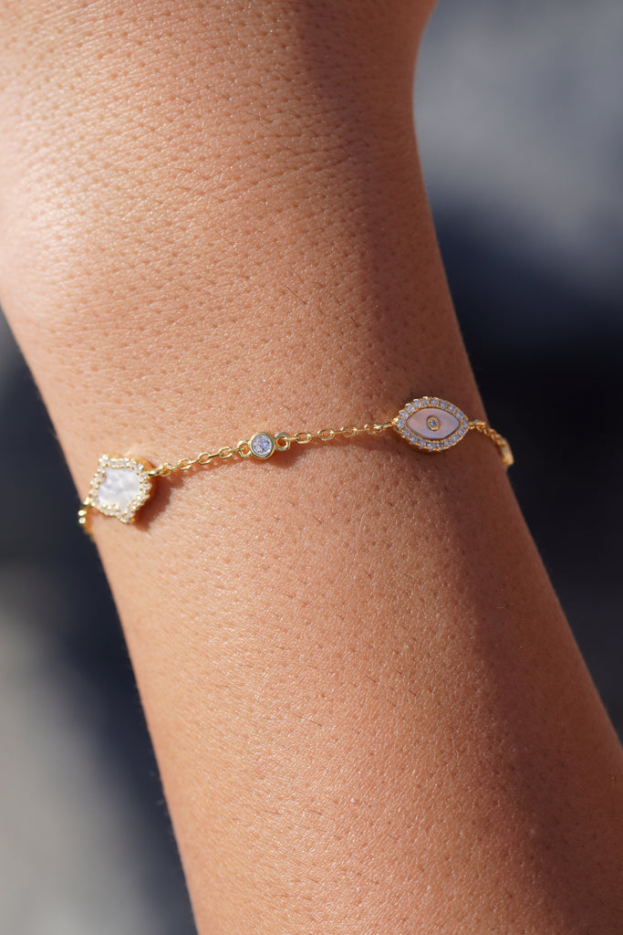 Evil Eye With Hamsa Bracelet