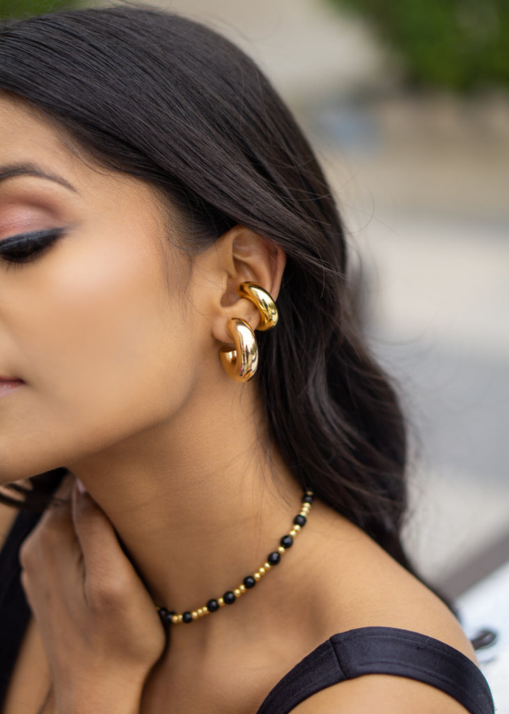 Bold and Gold Hoops