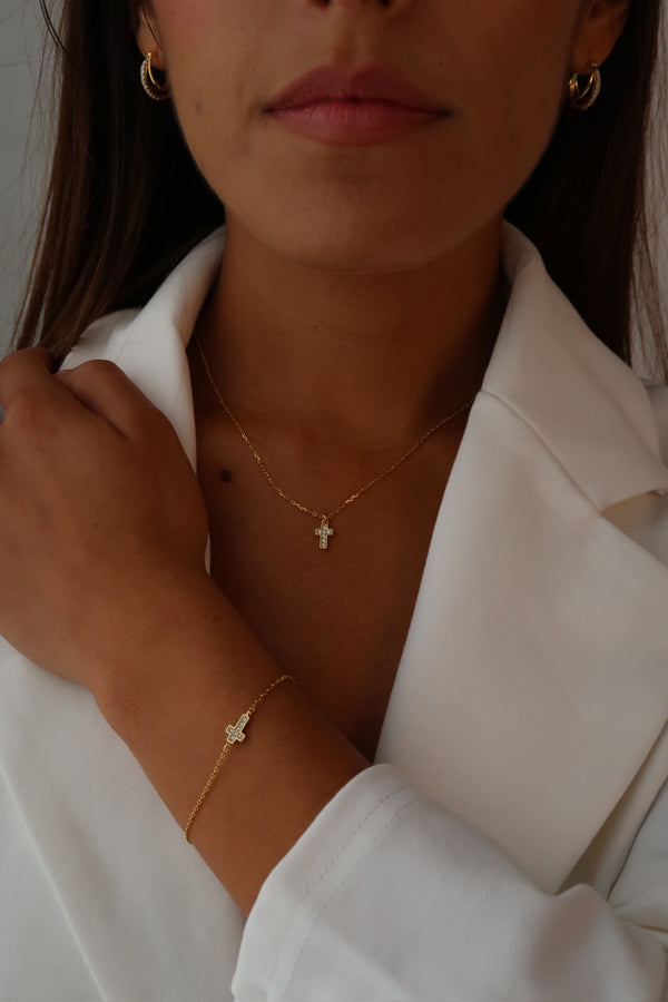 Tiny Cross Necklace