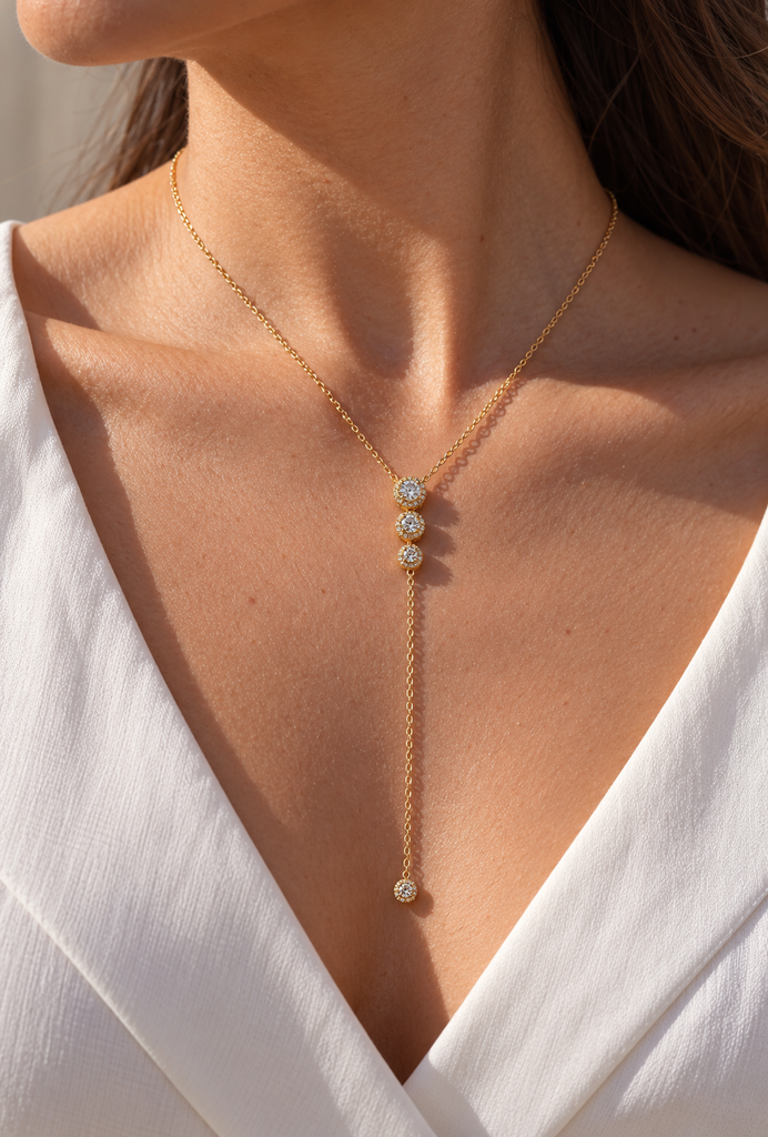 Aura Lariat Necklace