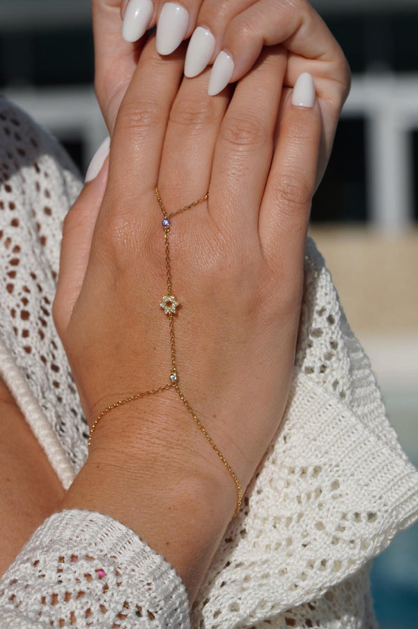 David Star Hand Chain