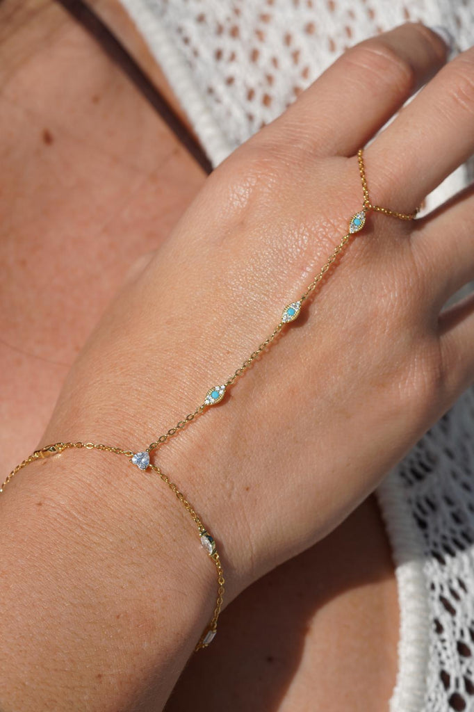 Evil Eye Hand Chain
