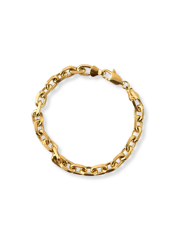 Bold & Gold Paperclip Bracelet