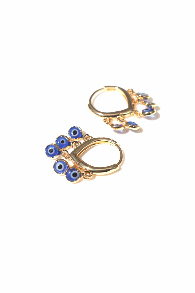 Gorgeous Evil Eye Huggie Earring