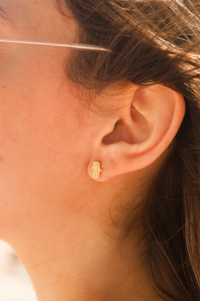 Hamsa Stud Earrings